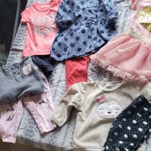 Baby girl 3/6 month outfits